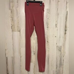 Lululemon Mauve Pink Soft High Rise Leggings 2